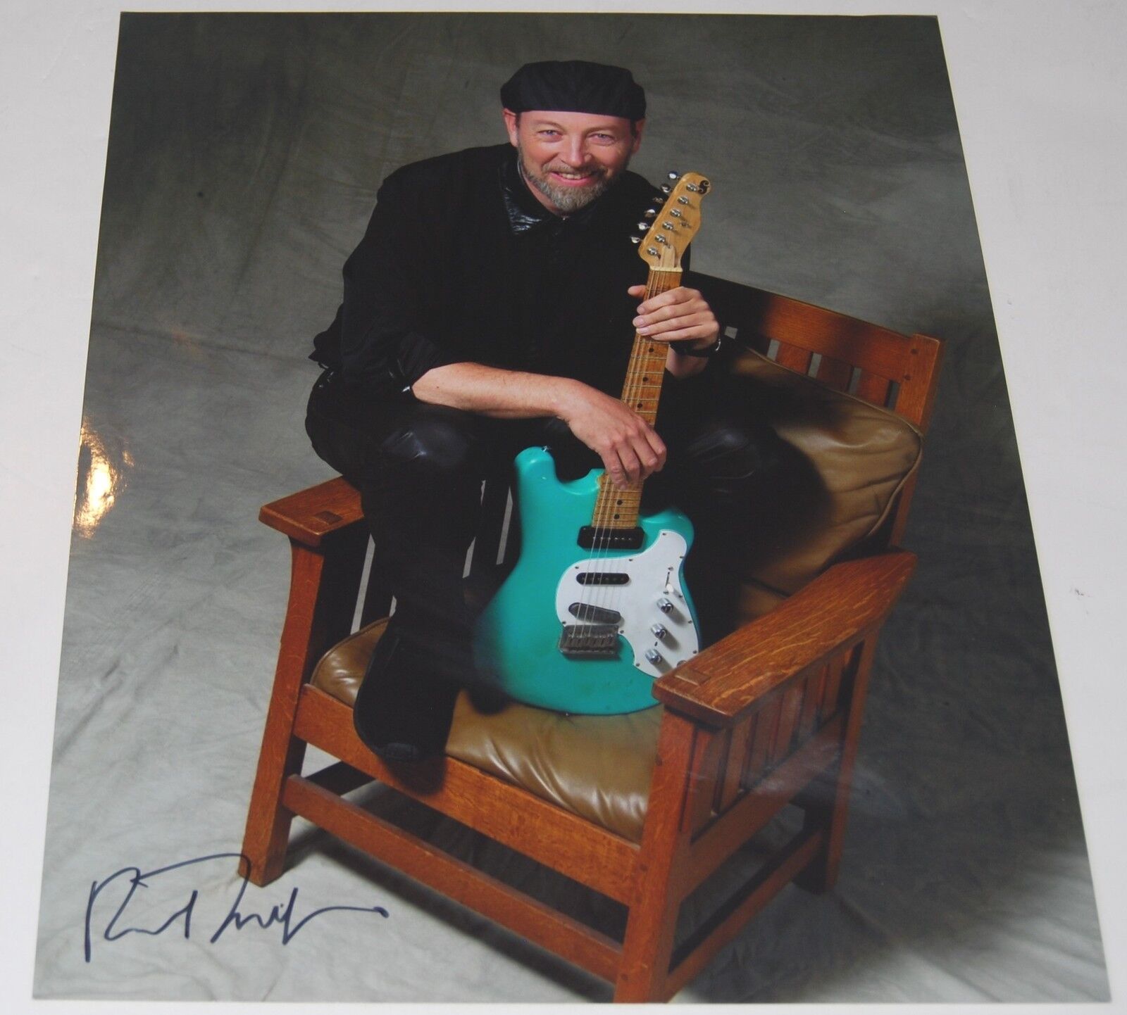 RICHARD THOMPSON signed (IVOR NOVELLO AWARD WINNER) SINGER 11X14 Music W/COA