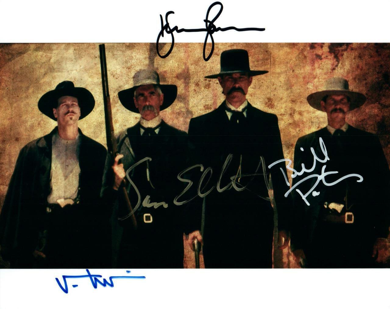 Sam Elliott Russell Paton Tombstone autographed 8x10 Pic signedPhoto Poster paintingCOA