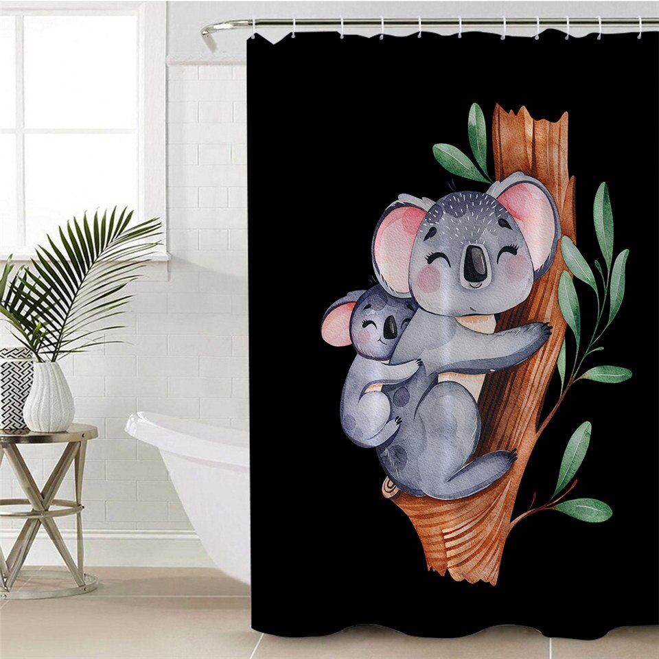 

Koala Family - Print Shower Curtain, 180*180cm, 501 Original