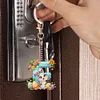 (US Only)PET Double Sided Special Shaped Easter Alphabet DIY Diamond Painting Keychain