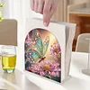 Acrylic Butterfly Diamond Painting Napkin Rack Decor for Home Office Decor