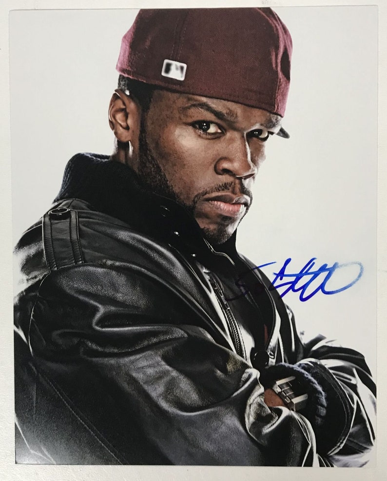 50 Cent Signed Autographed Glossy 8x10 Photo Poster painting - COA Matching Holograms