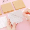 10PCS Classic Kraft Plaid White 80 Pages Post-it Notes Portable Notebooks School Student Office Stationery Gift