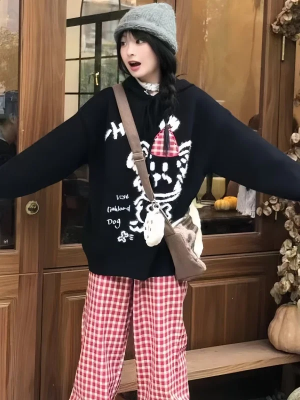 Athvotar Athvotar Lazy Air Soft Glutinous Sweater Women 2025 Winter New Korean Wearing Sheep Velvet Knitted Shirt Tide