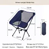 Outdoor Convenient Folding Lazy Chair uUltra-Light Fishing Camping Leisure Reclining Chair Aluminum Alloy Moon Chair