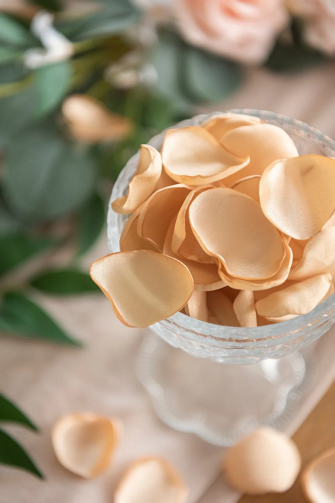 Silk Rose Petals
