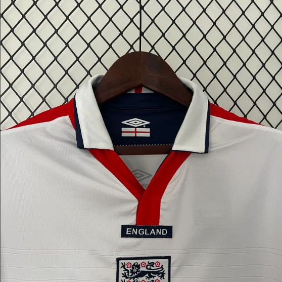 Retro England 2004 Home Football T-Shirt Thai Quality