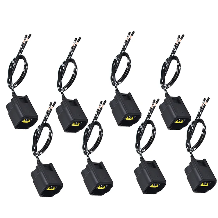 Silscvtt Modular Ignition Coil Connector Pigtail Plug WPT579 Harness Plug Replacement for Ford 4.6L 5.4L 6.8L Set of 8