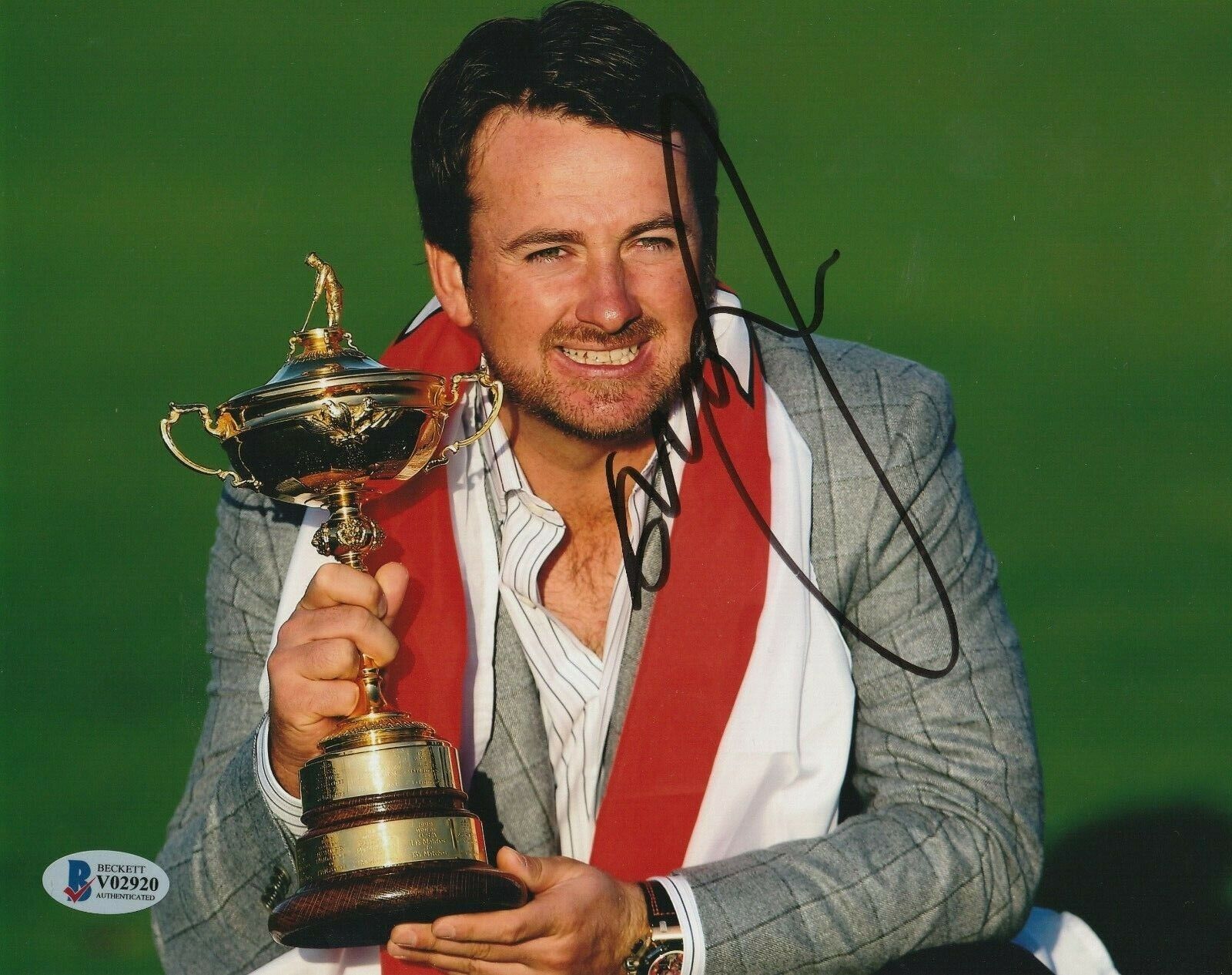 GRAEME McDOWELL Signed 8x10 Photo Poster painting with Beckett COA