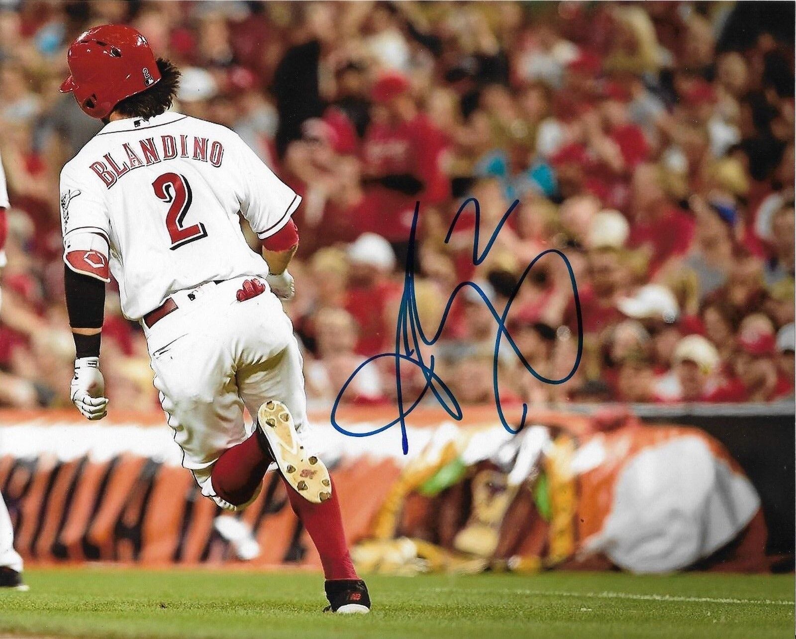 ALEX BLANDINO signed autographed CINCINNATI REDS 8x10 Photo Poster painting w/COA