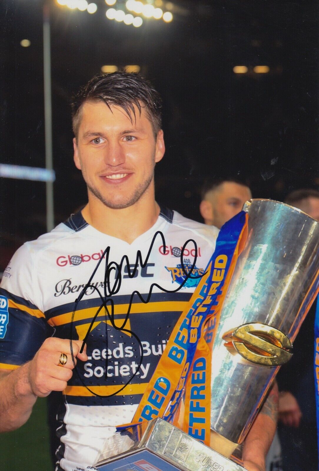 Tom Briscoe Hand Signed 12x8 Photo Poster painting - Leeds Rhinos Autograph 1.