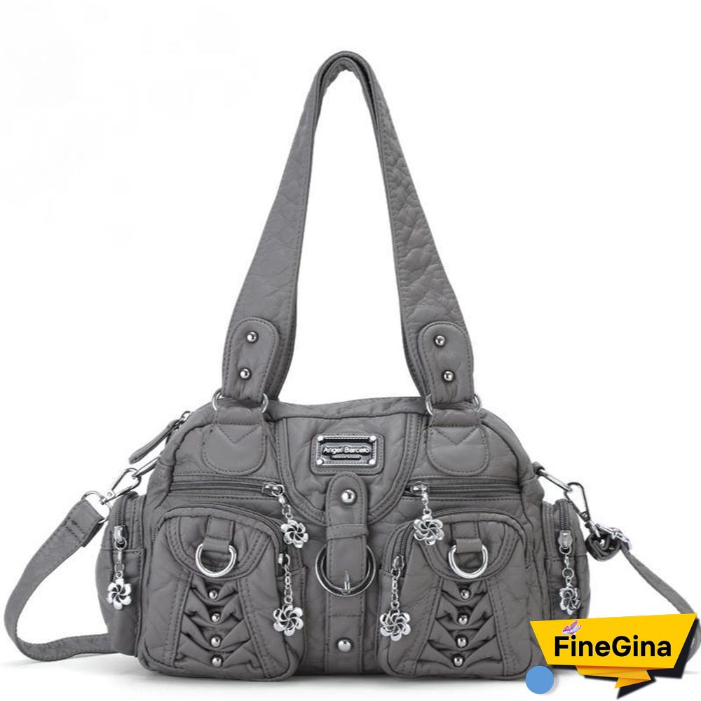 Retro Pure Color Tote Bag