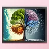 Four Season Tree-11CT Stamped Cross Stitch 50*40cm