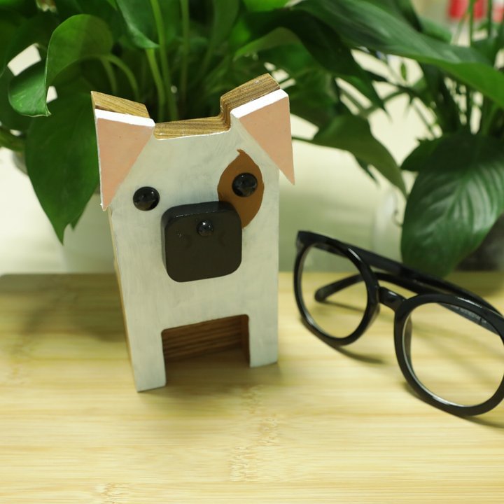 Bull Terrier Dog Eyeglasses Stand
