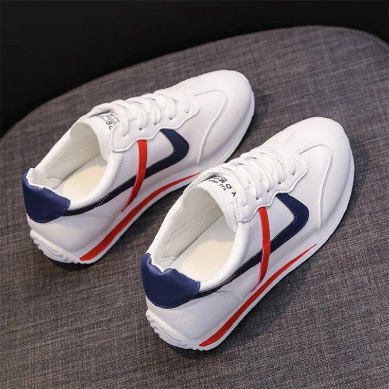 Tanguoant Tanguoant Summer New Soft Leather Shoes Women's Casual Shoes Sports Shoes Small White Shoes Korean Version Comfortable Flat Shoes Women