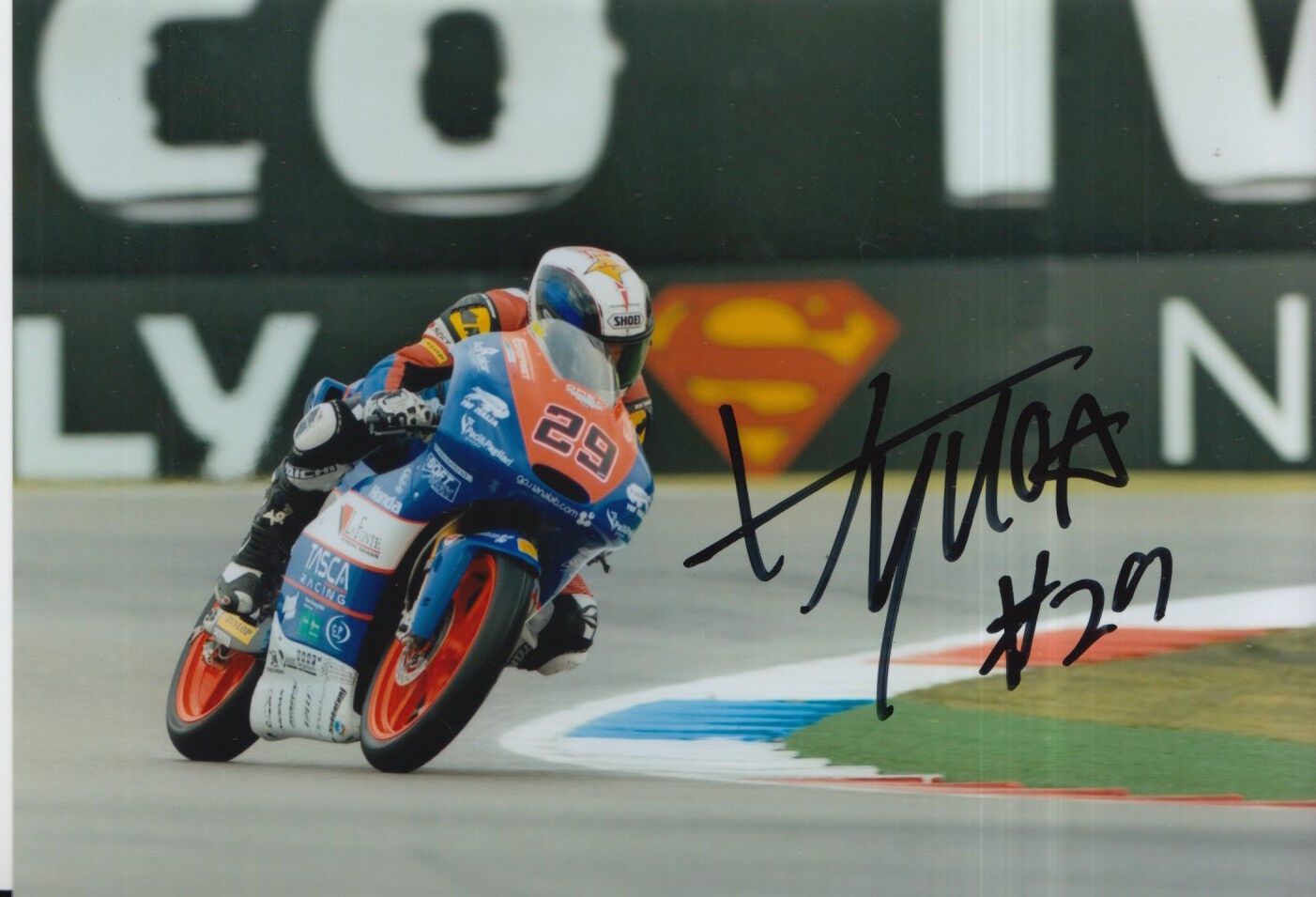 Hyuga Watanabe Hand Signed 7x5 Photo Poster painting FTR Honda Moto3 MotoGP 4.