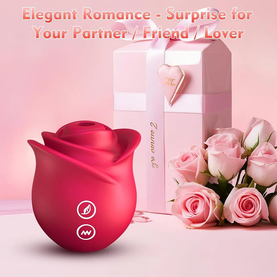 PetalWhisper Rose Suction Massager with Soft Petals 10