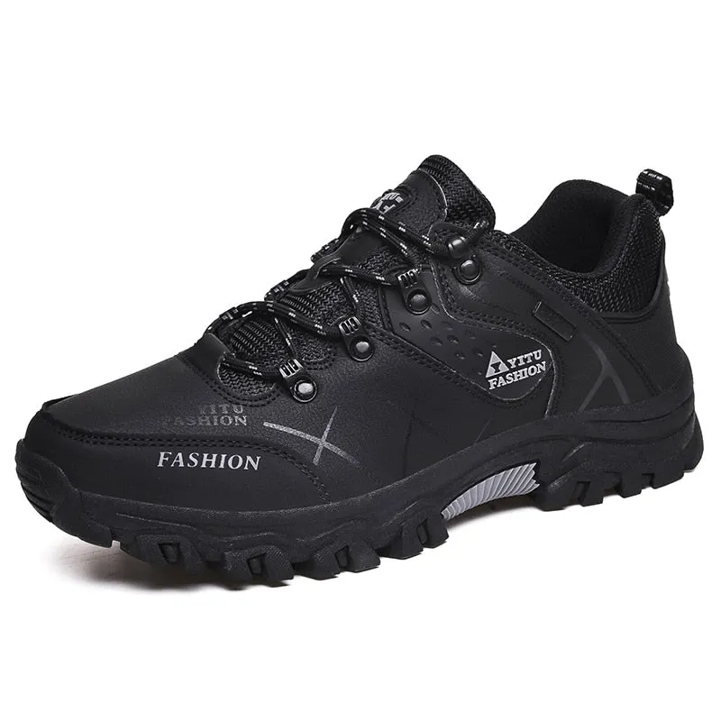 Men Boots Fashion Casual Water Proof Shoes Army Boots Men Winter Boot Black Platform Sneakers Mens Safety Shoe Warm Snow Boots