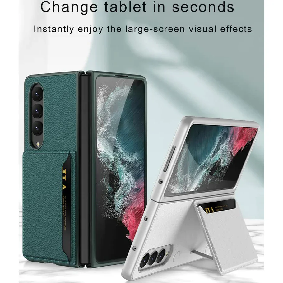 Applicable To For Samsung ZFold4 Folding Card Bag Phone Case