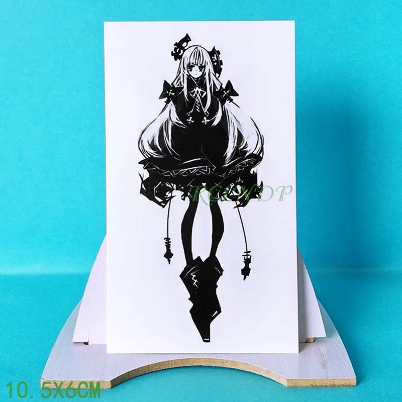 Waterproof Temporary Tattoo Sticker sexy love tattoo necklace tatto stickers flash tatoo fake tattoos for girl women