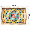Diamond Painting Wooden Trays With Handle - Mandala
