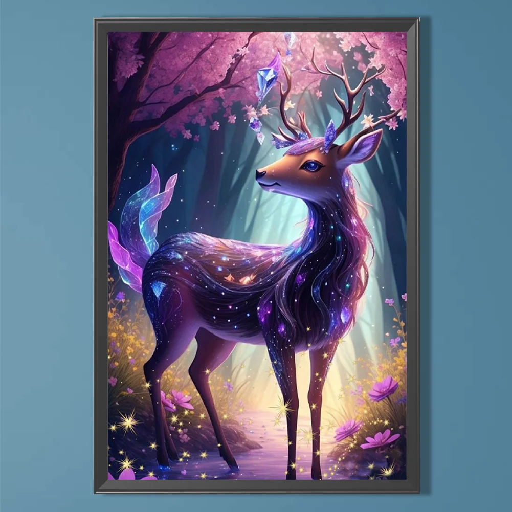 Diamond Painting - Full Round Drill - Deer(Canvas|40*60cm)