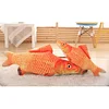 Plush Creative 3D Carp Fish Shape Cat Toy Gift Cute Simulation Fish Playing Toy For Pet Gifts Catnip Fish Stuffed Pillow Doll