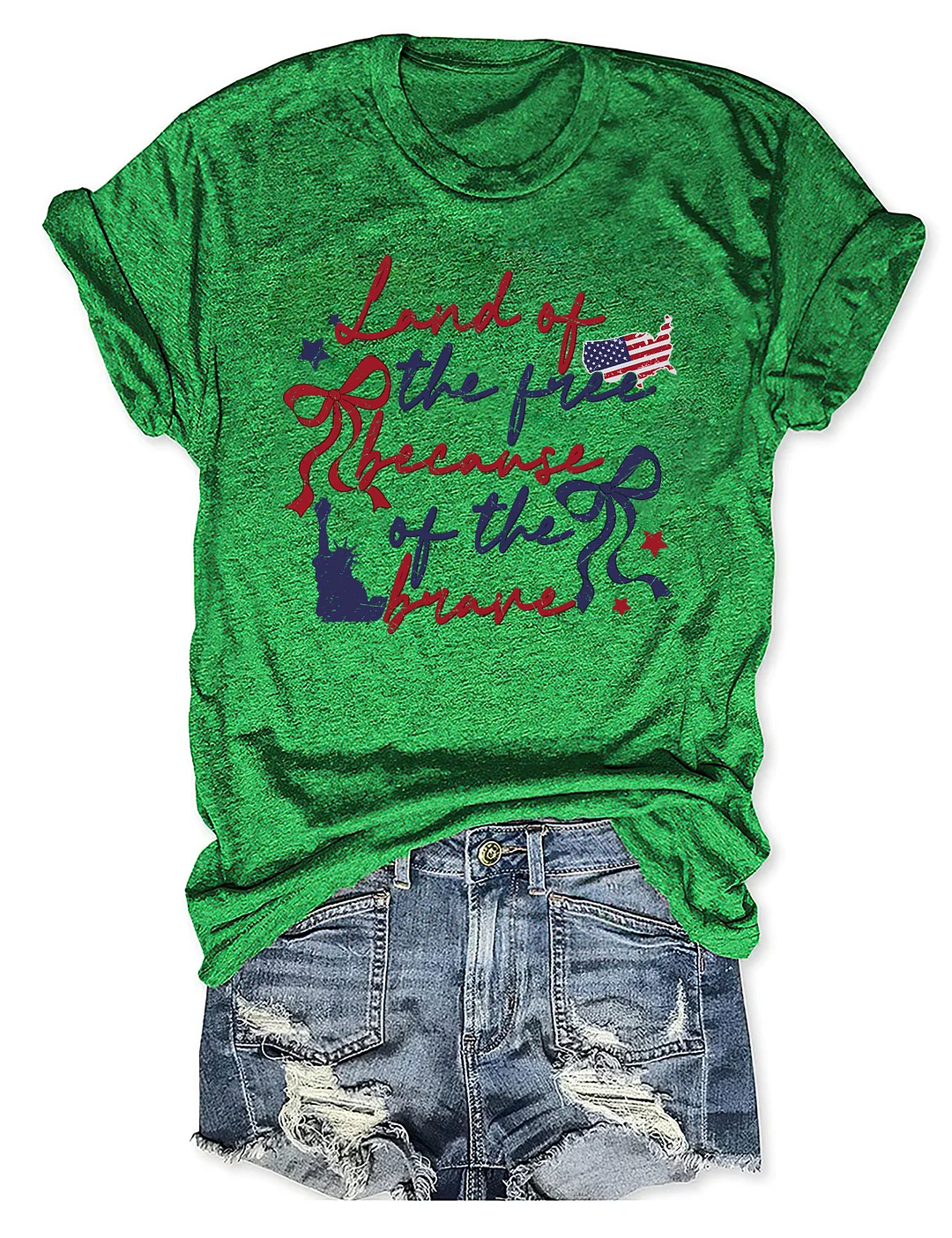 Land Of The Free Because Of The Brave T-shirt