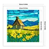 Flower Field-11CT Stamped Cross Stitch 50*50cm/19.69*19.69in tapestrymarket