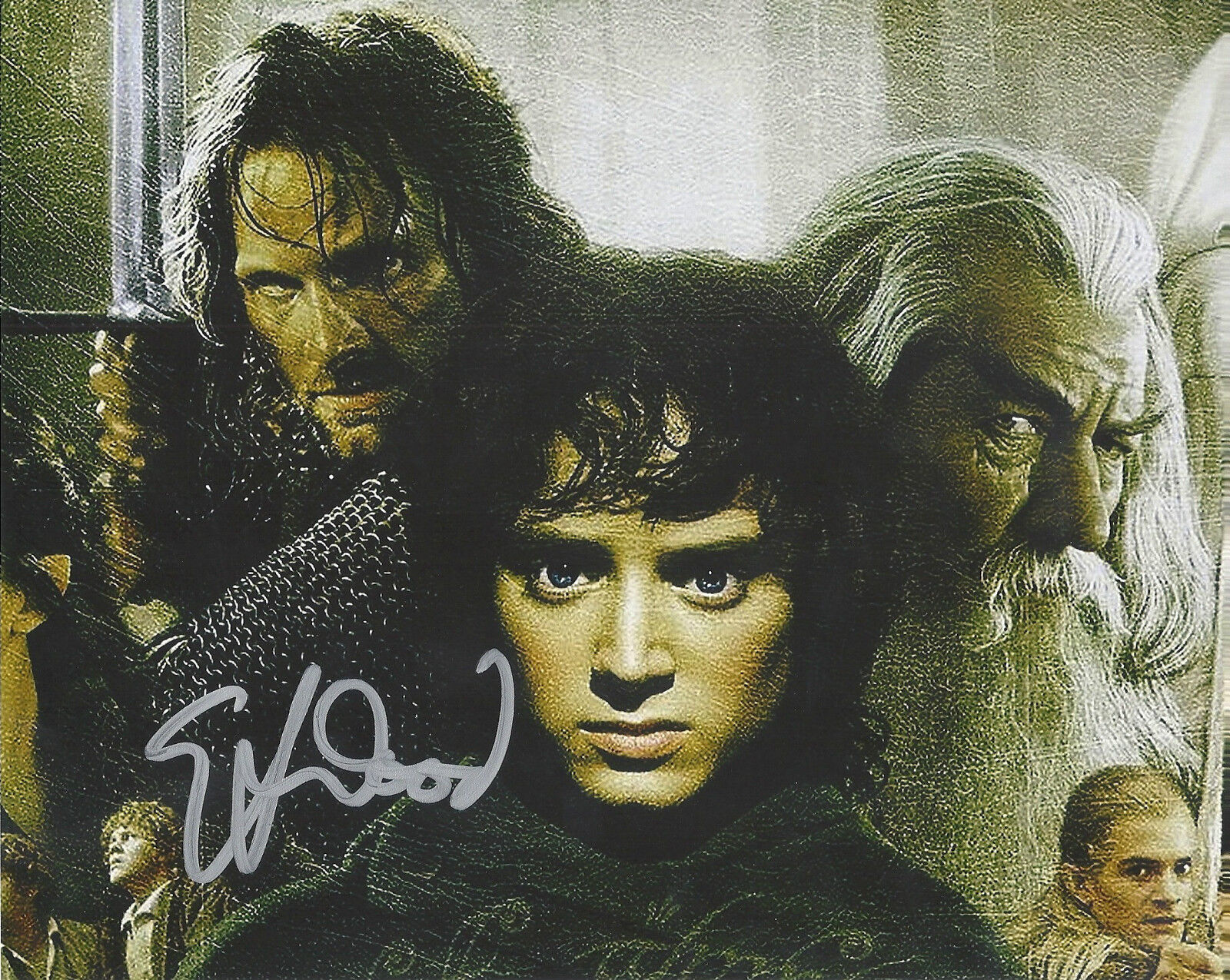 ELIJAH WOOD 'LORD OF THE RINGS' FRODO BAGGINS SIGNED 8X10 PICTURE *COA 3