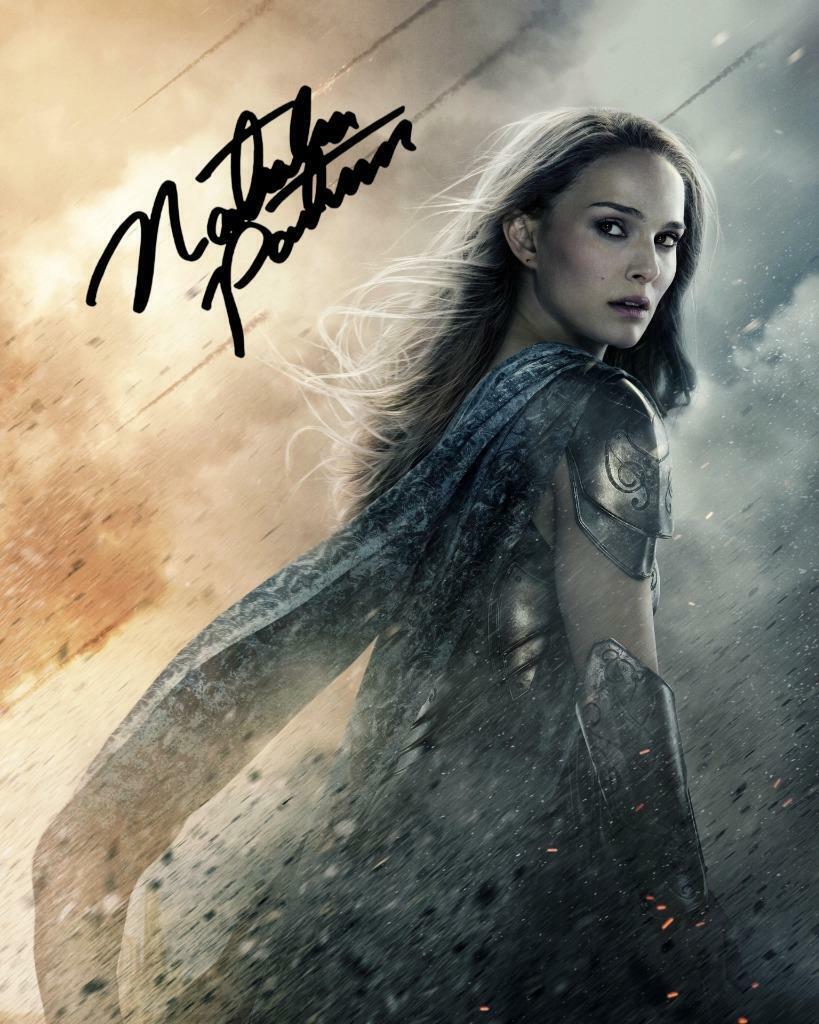 Natalie Portman Thor Dark World SIGNED AUTOGARPHED 10 X 8