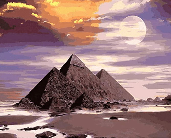 

The Pyramids Of Giza – Paint By Numbers - 40*50CM, 501 Original