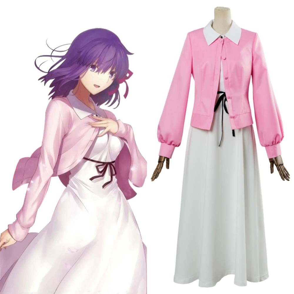 Best Fate Stay Night Sakura Dress Cosplay Costume