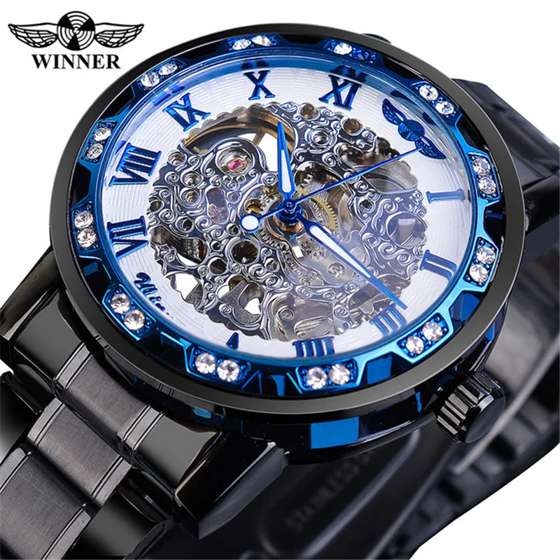 Winner Watch Men's Steampunk Waterproof Wrist     Watch