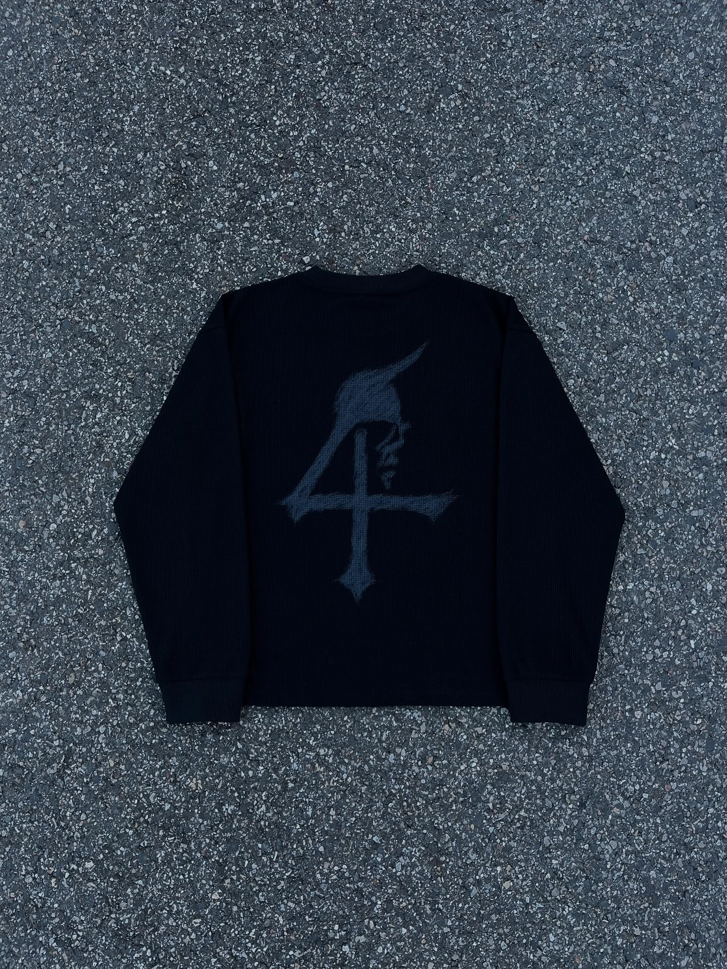 ULQUIORRA WAFFLE KNIT | BLACK
