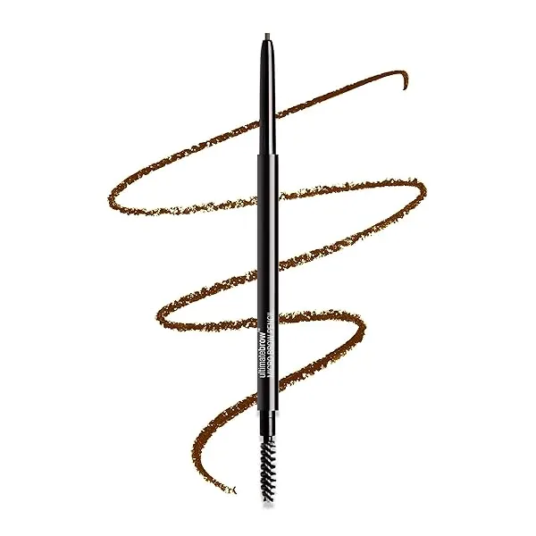 wet n wild Ultimate Eyebrow Retractable Definer Pencil, Dark Brown, Dual-Sided, Fine Tip, Shapes, Defines, Fills Brows Makeup Dark Brown Pencil