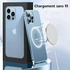 Coque en M&eacute;tal Pour IPhone avec MagSafe