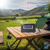 Mini Portable FM Radio BT Wireless Speakers Solar Charging FM Radio Receiver