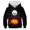 Kid Boy Girl 3D Printed Casual Halloween Long-Sleeved Hoodies Tops