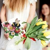 6Pcs Diamond Painting Bee Flower Greeting Cards Congratulations Cards & Gifts