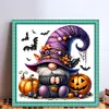 Pumpkin Gnome-11CT Stamped Cross Stitch 40*40cm/15.75*15.75in tapestrymarket