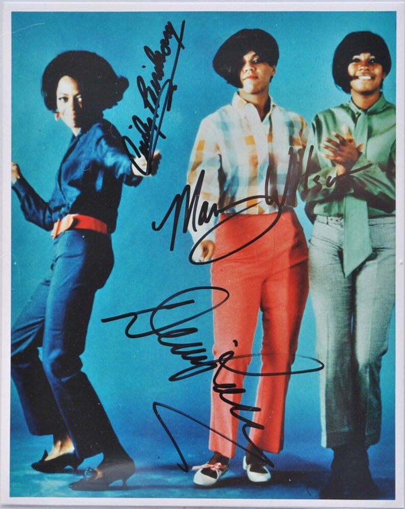 DIANA ROSS & The SUPREMES Signed Photo Poster painting x3 Mary Wilson, Cindy Birdsong wcoa