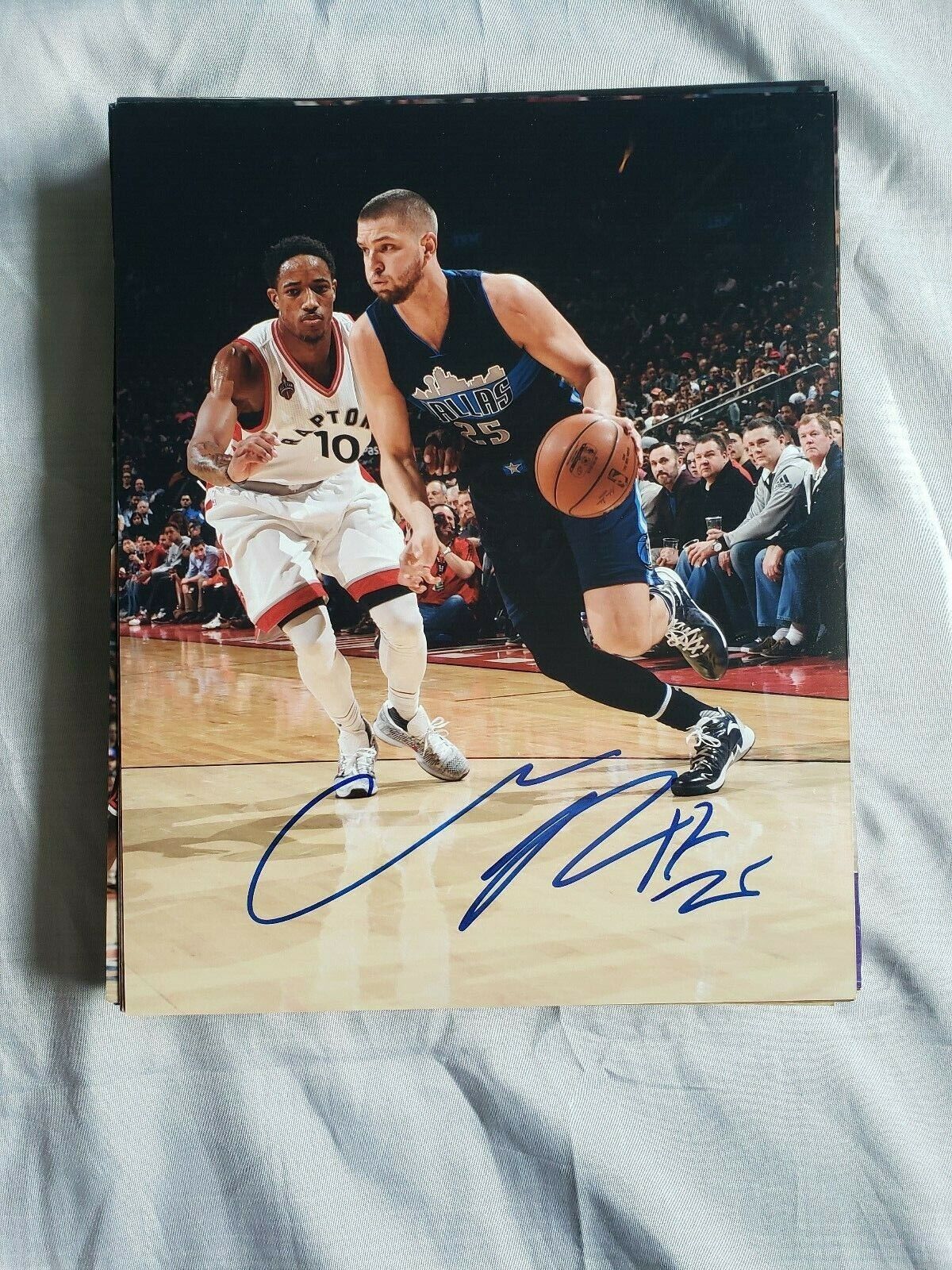 CHANDLER PARSONS DALLAS MAVERICKS SIGNED AUTOGRAPHED 8x10 Photo Poster painting COA GATORS 1