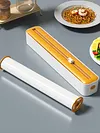 Plastic Wrap Dispenser with Cutter Magnetic Food Cling Film Cutter Kitchen Tool
