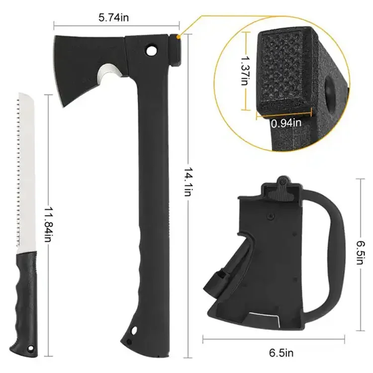 Portable axe Outdoor Chopping Wood Multifunctional Survival Ax