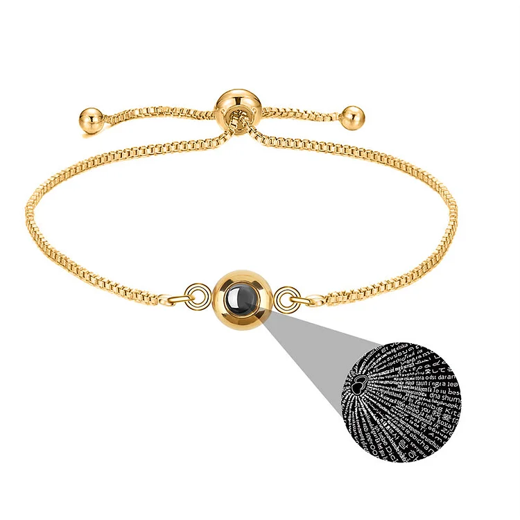 100 Languages I Love You Projection Bracelet
