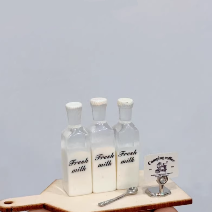 Mini Fresh Milk Bottle Charm