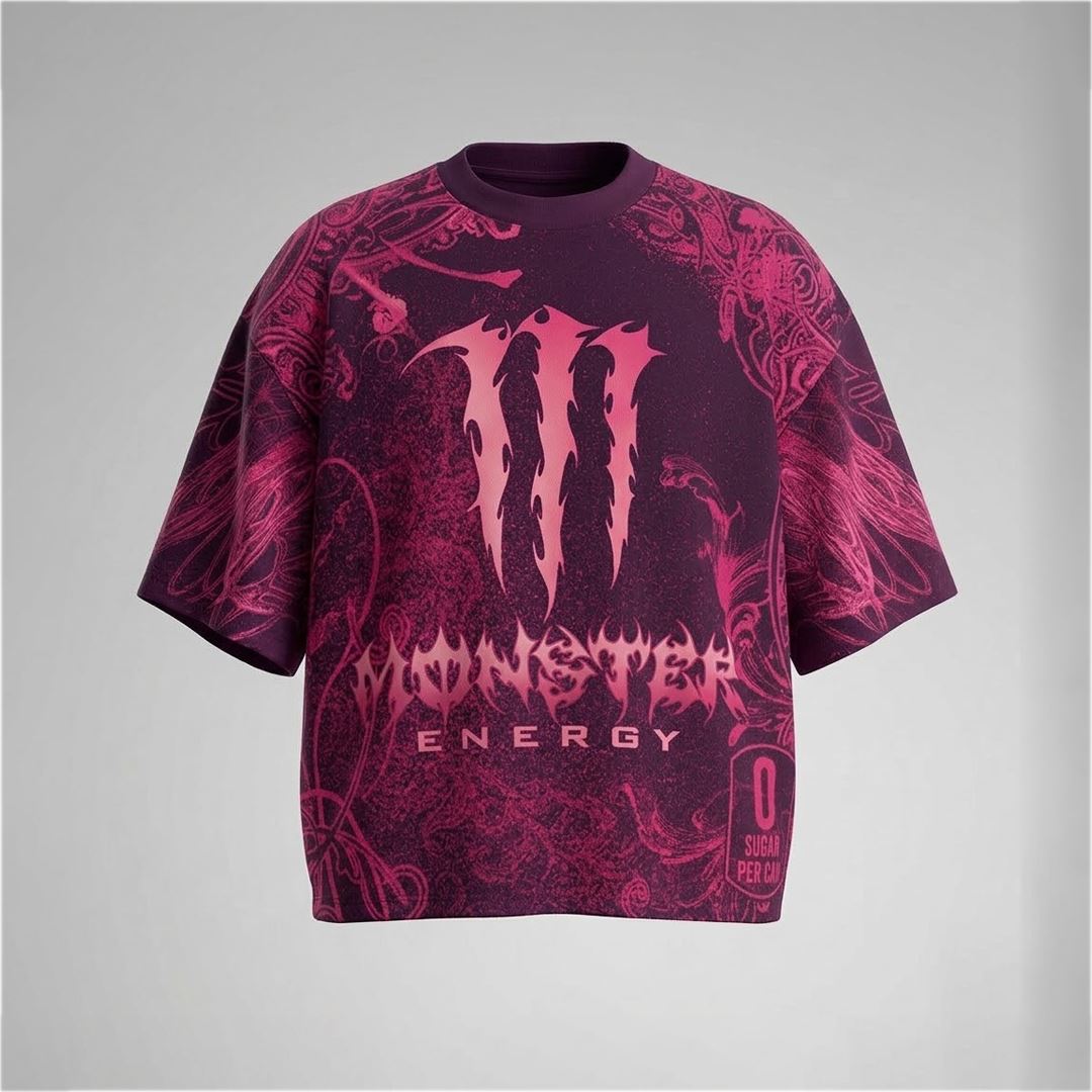 "Monster" purple t-shirt