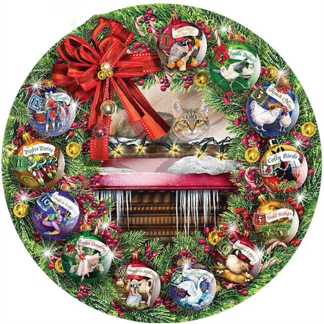 Christmas-Full Round Diamond Painting(40*40CM)