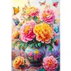 Peony Vase-11CT Stamped Cross Stitch 50*70cm/19.69*27.56in(Big Size) tapestrymarket